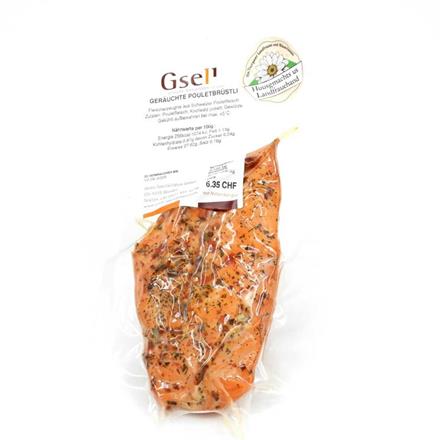 geräucherte Pouletbrüstli