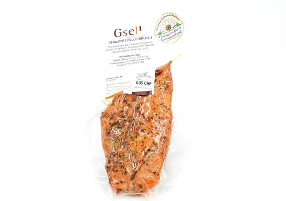 geräucherte Pouletbrüstli