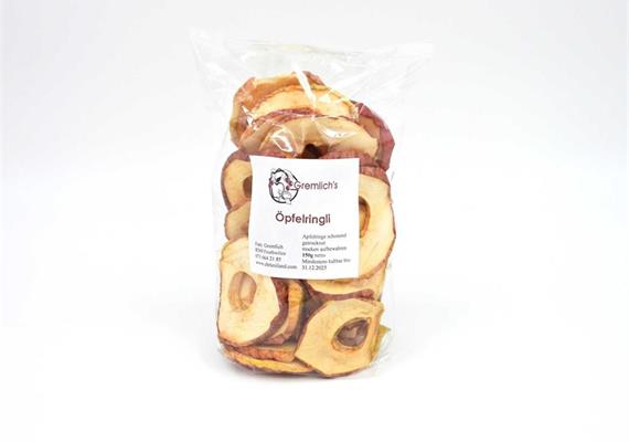 Öpfelringli mit Schale
