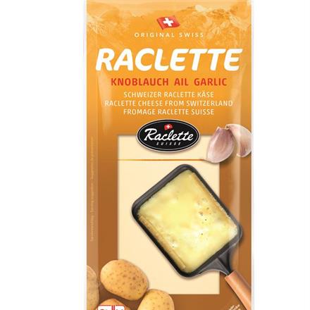 Raclette mit Knoblauch