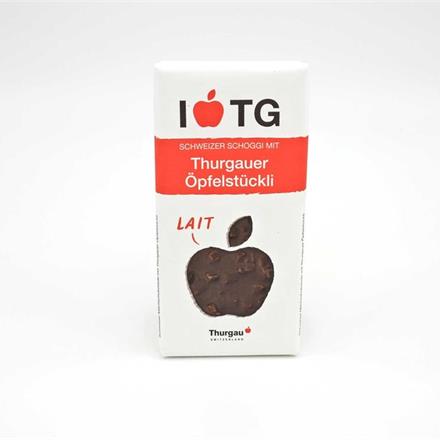 Schoggi mit Thurgauer Öpfelstückli